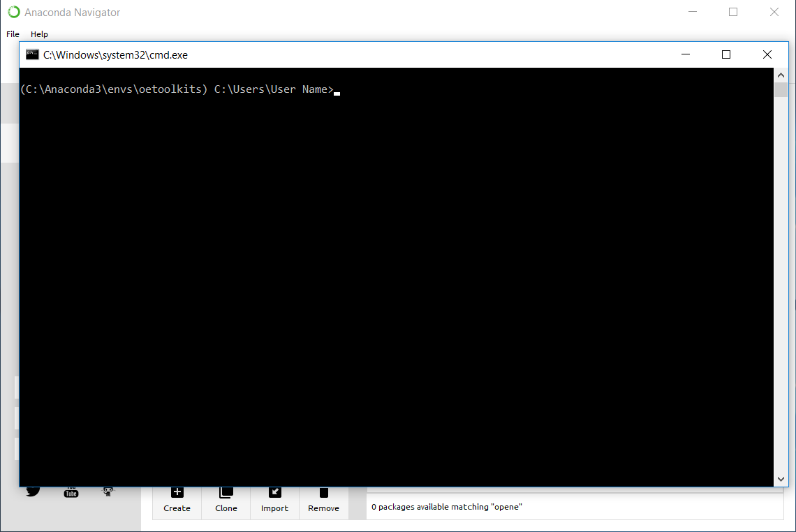 navigating anaconda prompt